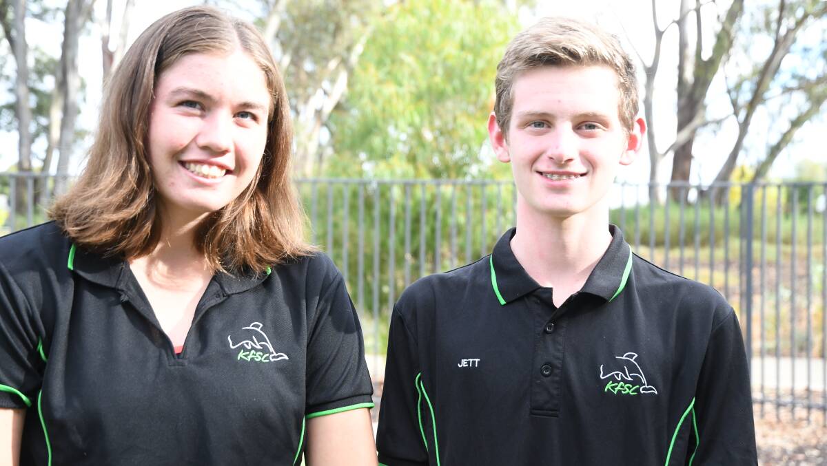 NATIONALS BOUND: Emily Kearns and Jett Bird have qualified to compete at the Australian Age Championships scheduled to be held on the Gold Coast. Picture: ANTHONY PINDA