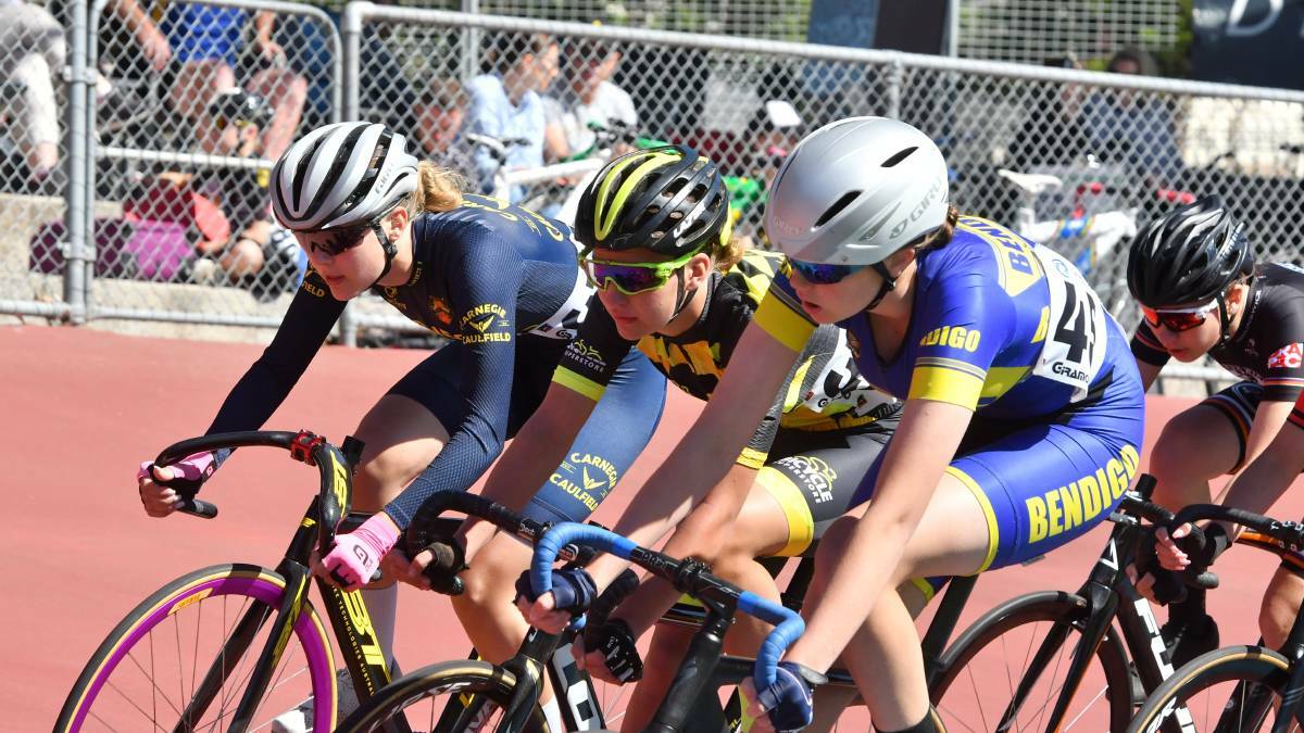 YOUNG STARS: Several of the Bendigo and District Cycling Club's junior riders will be in contention during the three-day track carnival across regional Victoria.