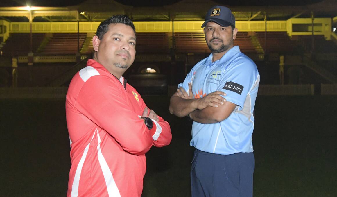 GRAND FINAL: Bendigo Strikers captain Jalal John and Strathdale captain Pavan Bade are preparing for the final match of the Multicultural Winter Cricket Tournament on Sunday. Picture: NONI HYETT