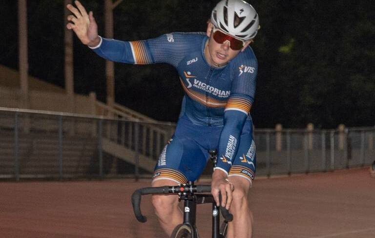 RISING STAR: Blake Agnoletto continues to impress the Australian cycling scene with wins at both a state and national level.