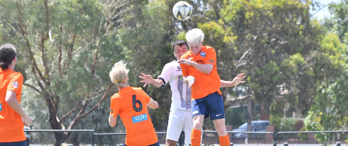 TOUGH DAY: Bendigo City FC went down fighting across all age brackets in Magic's clean sweep on Sunday. Pictures: NONI HYETT