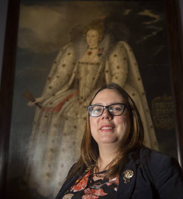 FAVOURITE: Tansy said she was fond of the Tudors to Windsors exhibition last year. 