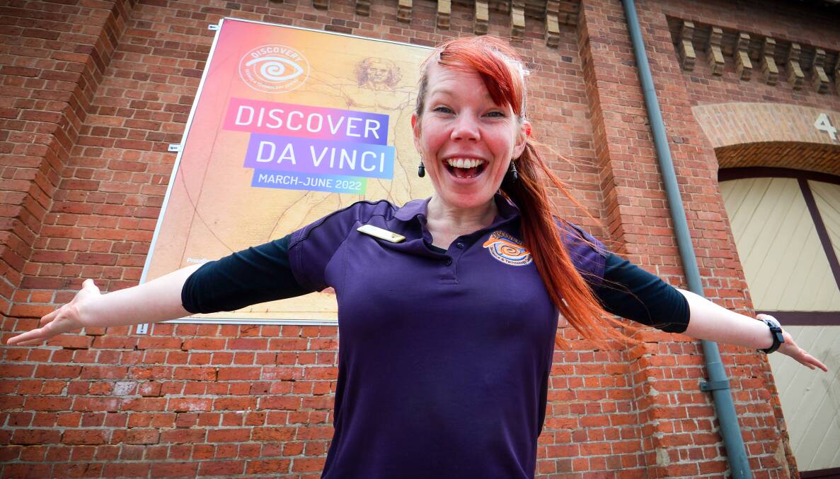 STRONG SHOWING: Discovery general manager Alissa Van Soest is excited the Da Vinci's Machines exhibition has been extended until July. Picture: DARREN HOWE