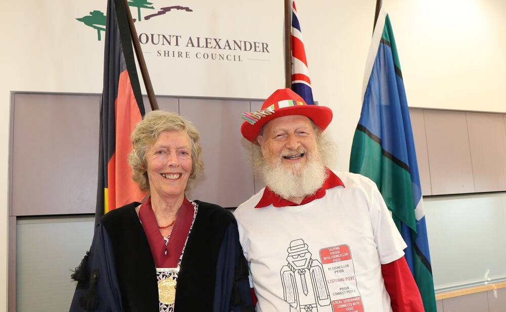 LEADERS: Mount Alexander mayor Christine Henderson and deputy mayor Max Lesser. Picture: SUPPLIED 