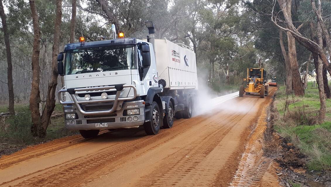 Potts Road in Taradale is part of the Mount Alexander Shire's trial to improve unsealed roads. Picture: SUPPLIED