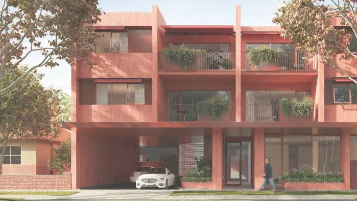 Artists impression of the proposed development at 32 Myers Street. Picture supplied.