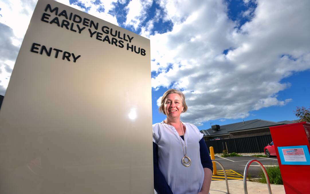 CHALLENGING: Staff from childcare centres in the Bendigo region have been busy since the state government's lockdown announcement. Belinda Quinn from Maiden Gully Early Years Hub. Picture: DARREN HOWE