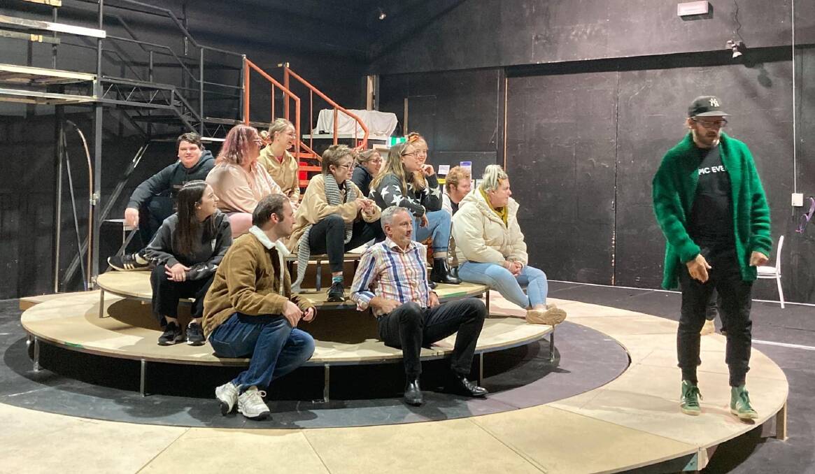 Bendigo Theatre Company has been forced to rehearse WE Will Rock You in smaller groups under Victoria's COVID-19 restrictions. Picture: DAVID FIELD 