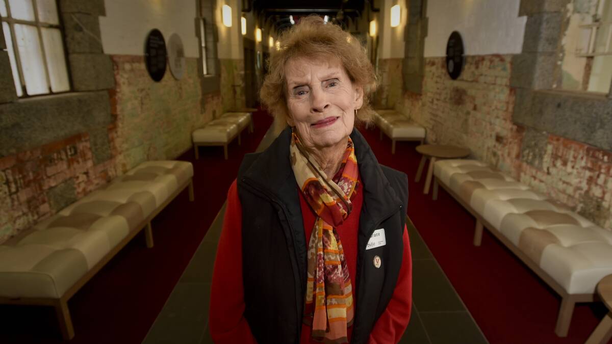 PASSION: Grace Cox has been volunteering in the theatre scene since 1970. Picture: NONI HYETT