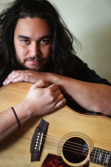PERFORMER: Tane Emia-Moore (aka Grim Fawkner) said he didn't sense much excitement from other local musicians.