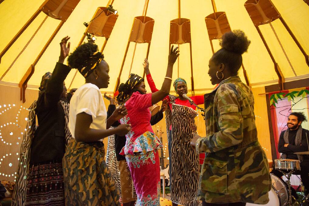 CREATIVE: Punctum had to cancel its art installation Kultur-All Makaan which featured the region's South Sudanese, Hazara and Karen communities. Picture: Diana Domonkos