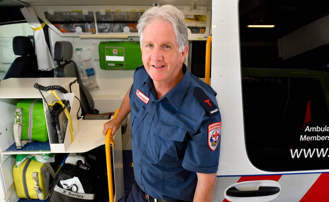 Richard Marchingo has been a paramedic for 35 years. Picture: NONI HYETT