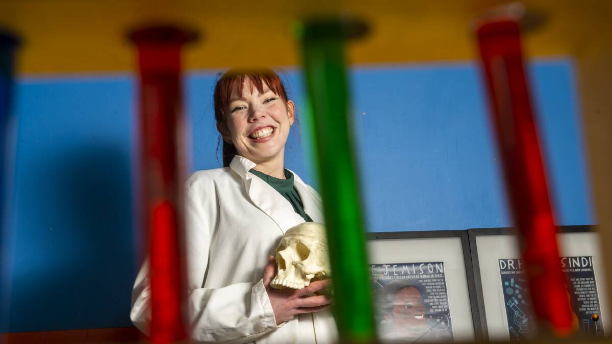 Alissa van Soest is particularly passionate about is the Girls in STEM program run by Discovery. Picture: DARREN HOWE
