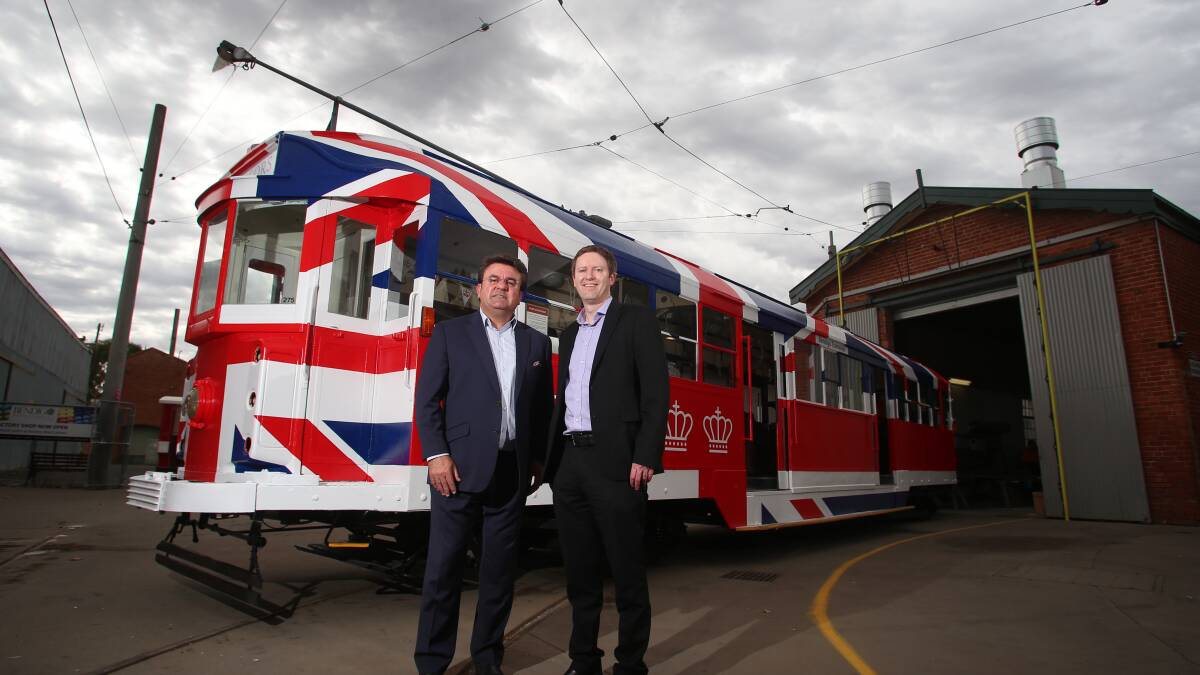City of Greater Bendigo tourism and major events manager Terry Karamaloudis and marketing manager Glenn Harvey. Picture: GLENN DANIELS

