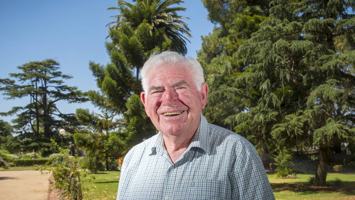 Flying high: Eaglehawk's Brian Bourke said the double win - citizen of the year and an OAM - was a "surprise". Picture: DARREN HOWE