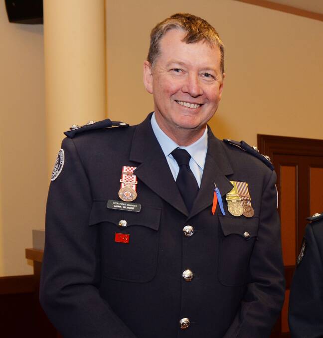 RECOGNITION: CFA operations manager and regional commander for the Loddon Mallee Mark Gilmore has received an Australian Fire Service Medal.