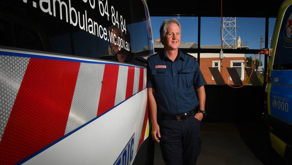 Richard Marchingo has been a paramedic for 35 years. Picture: NONI HYETT