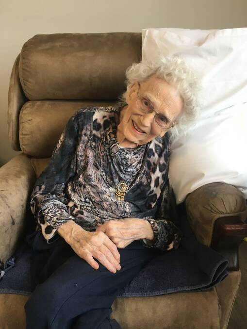 LONG LIFE: Bendigo resident Thelma Schintler turns 100 on Saturday. Picture: SUPPLIED