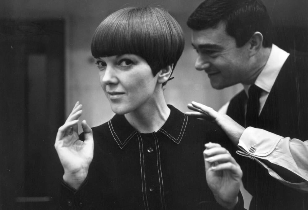 Mary Quant and Vidal Sassoon in 1964. Picture: Trinity Mirror/Mirrorpix/Alamy Stock Photo