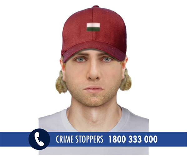 A composite image of the man police wish to speak with.