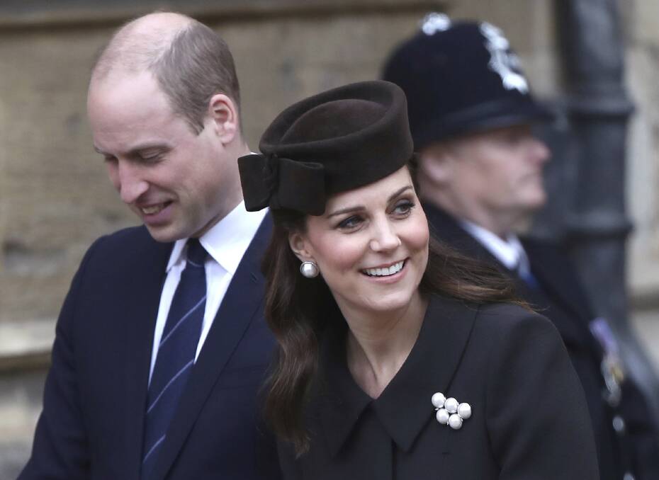 The Duke and Duchess of Cambridge. Picture: Simon Dawon, AP