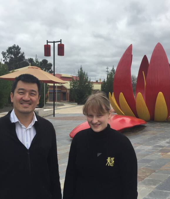 ORGANISING: Bendigo Chinese Association treasurer Wei Tong and Golden Dragon Museum volunteer Rachel Trimble are excited for the Harvest Moon Festival. Picture: CHRIS PEDLER