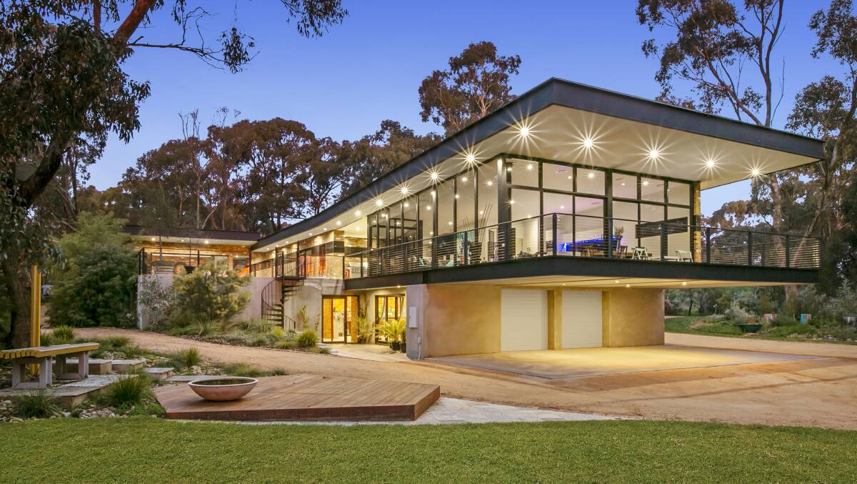 MODERN BUILD: This Maiden Gully property is one the best high-end homes real estate agent Andrew Pearce has seen. There have been seven million-dollar properties sold in the Bendigo region this year. Picture: SUPPLIED