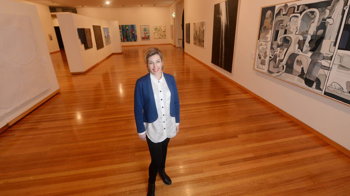 Jessica Bridgfoot is the new director of the Bendigo Art Gallery. Picture: DARREN HOWE 