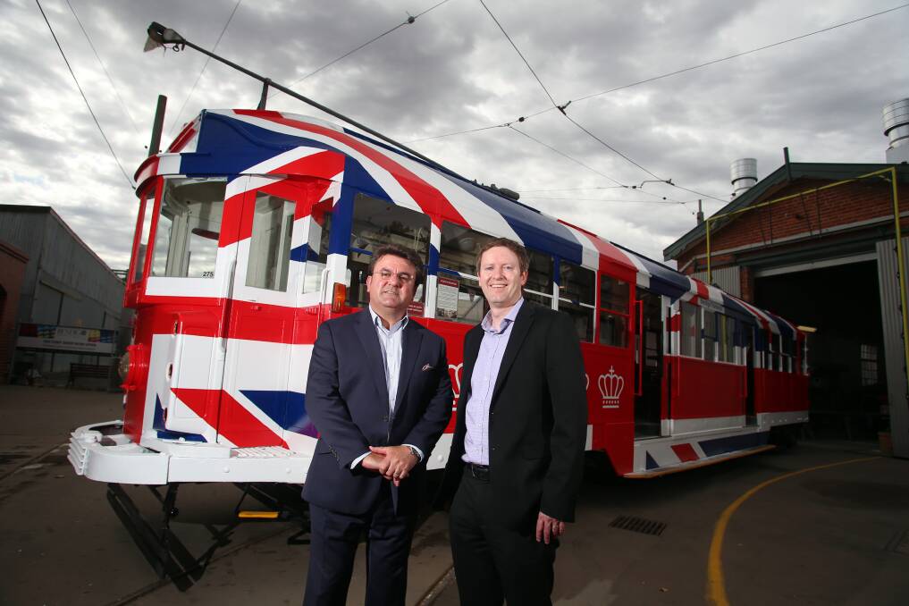 PLANNING: City of Greater Bendigo tourism and major events manager Terry Karamaloudis and marketing manager Glenn Harvey. Picture: GLENN DANIELS