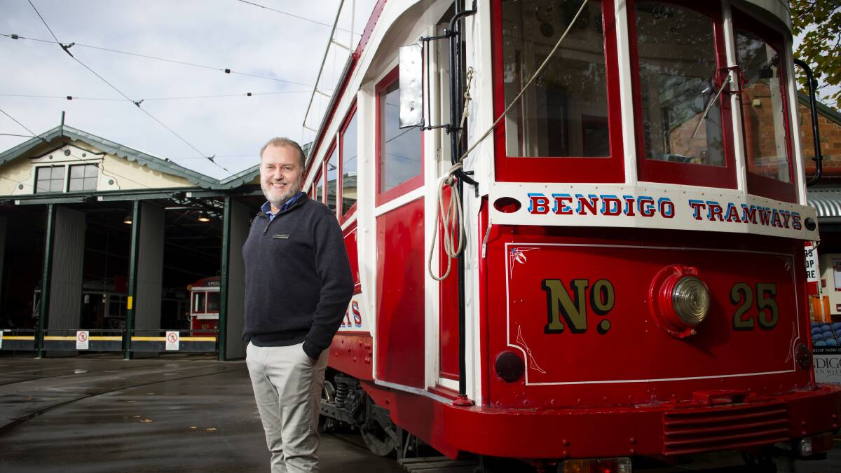 Bendigo Heritage Attractions chief executive Peter Abbott would like more focus on visitor spending rather than visitor numbers. Picture: DARREN HOWE