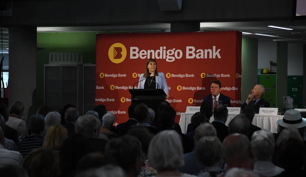 FUTURE: After a challenging year for banks, Bendigo Bank managing director Marnie Baker said it won't get easier but is excited for the coming year. Picture: CHRIS PEDLER