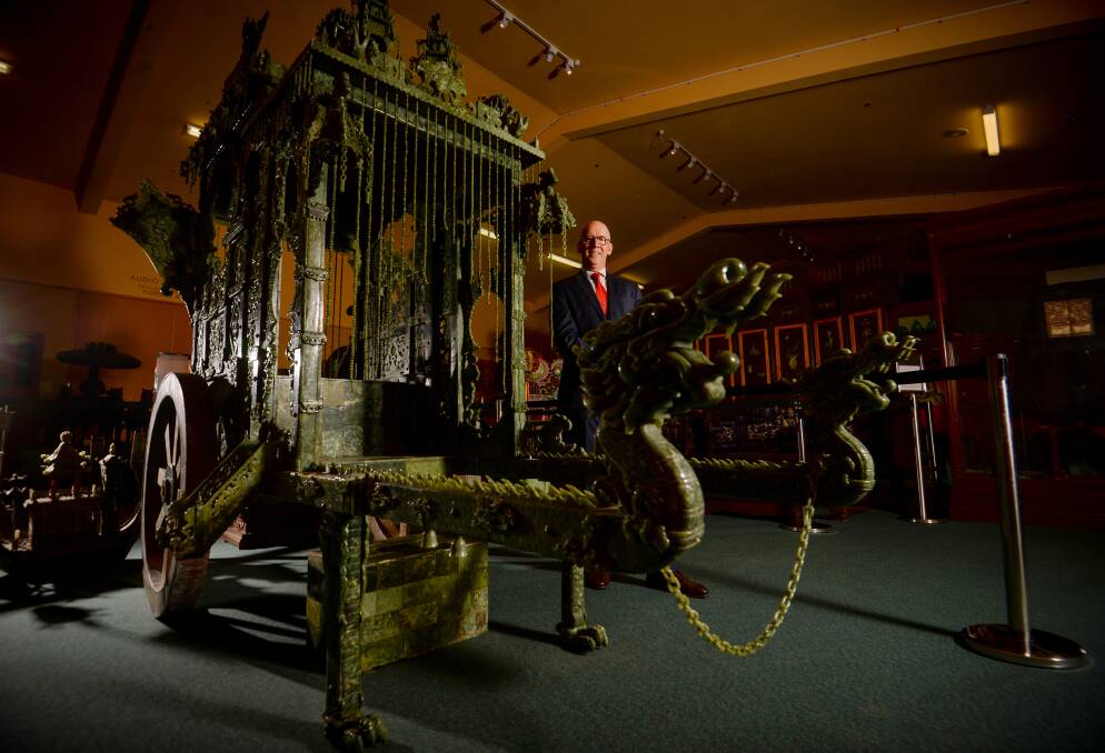 Golden Dragon Museum chair Doug Lougoon. Picture: DARREN HOWE
