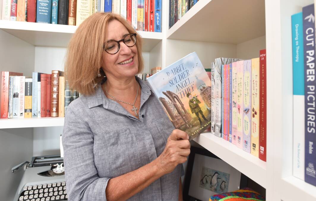 FICTION: Katrina Nannestad's book Rabbit, Solider, Angel, Thief has been nominated for the Children's Book Council of Australia book of the year awards. Picture: NONI HYETT