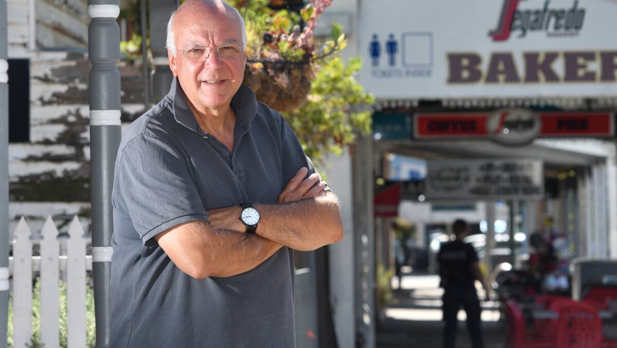 Heathcote Tourism and Development president Peter Maine wants to see business thrive and residents enjoy themselves at the Heathcote Community Festival. Picture: NONI HYETT 