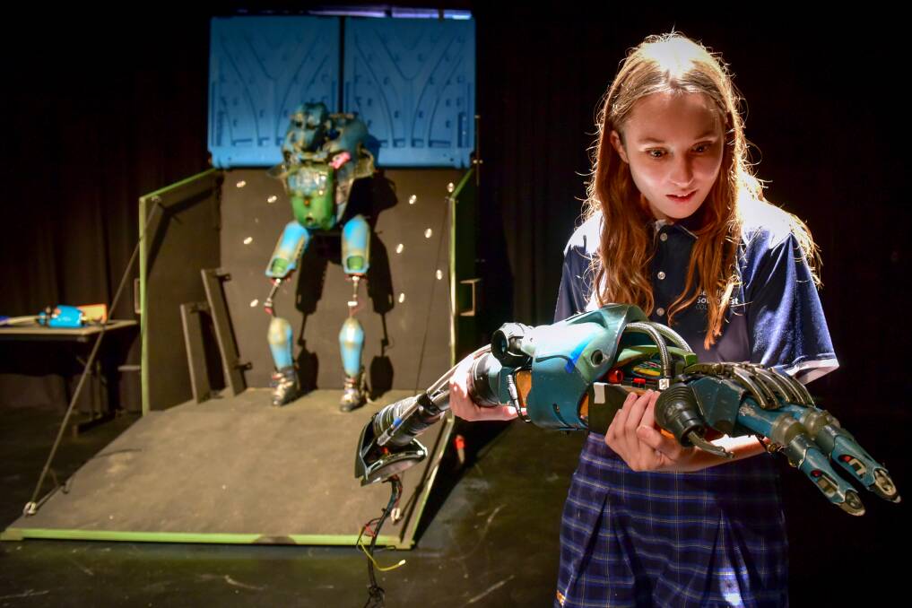 CAST: Jade Cuskelly will work with Arena Theatre Company as the understudy to lead performer Sophie Smyth in Robot Song. Picture: BRENDAN McCARTHY