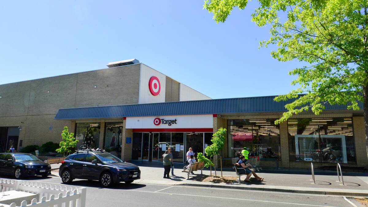 The Target building in King Street is up for sale. picture: DARREN HOWE