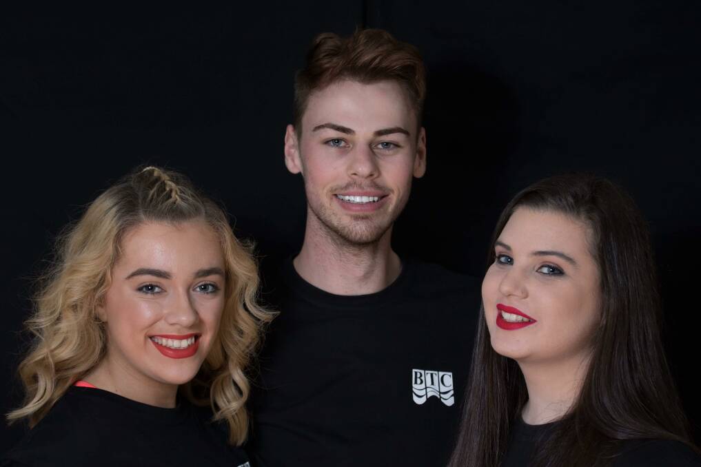 TALENTS: Brodie Wilson, Jordan French and Lisa Fremder have teamed up to produce Bendigo Theatre Company pantomime Beauty and the Beast.