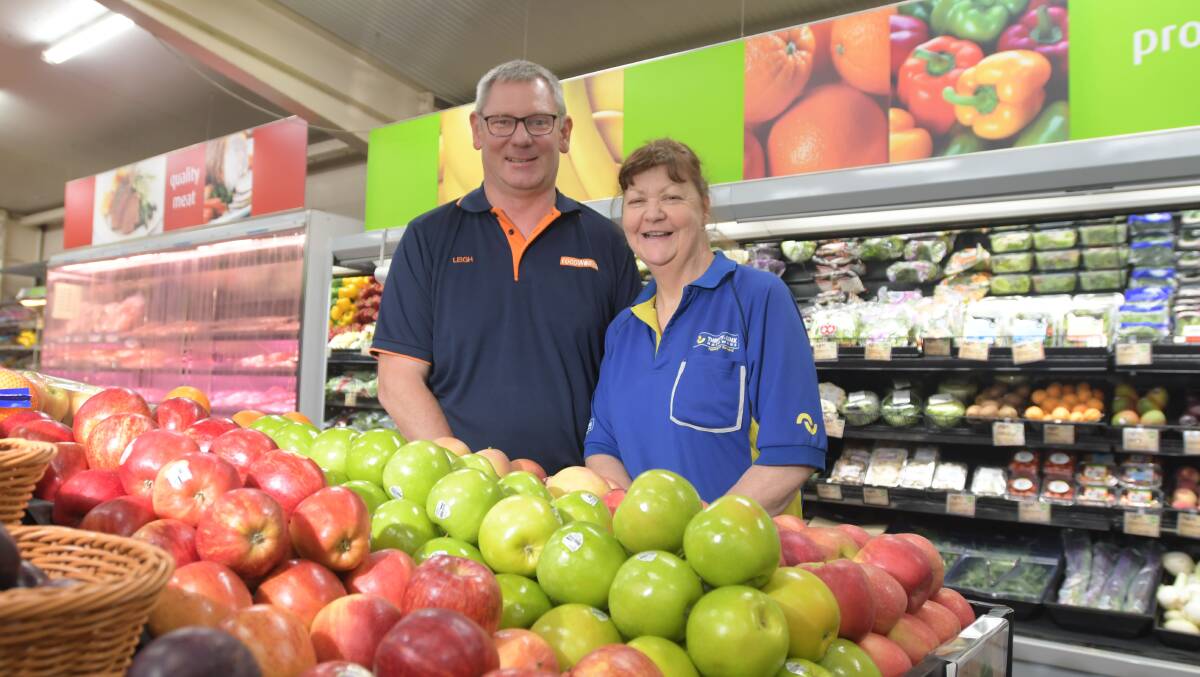 Wedderburn's supermarket owners Leigh and Jenni Randall.