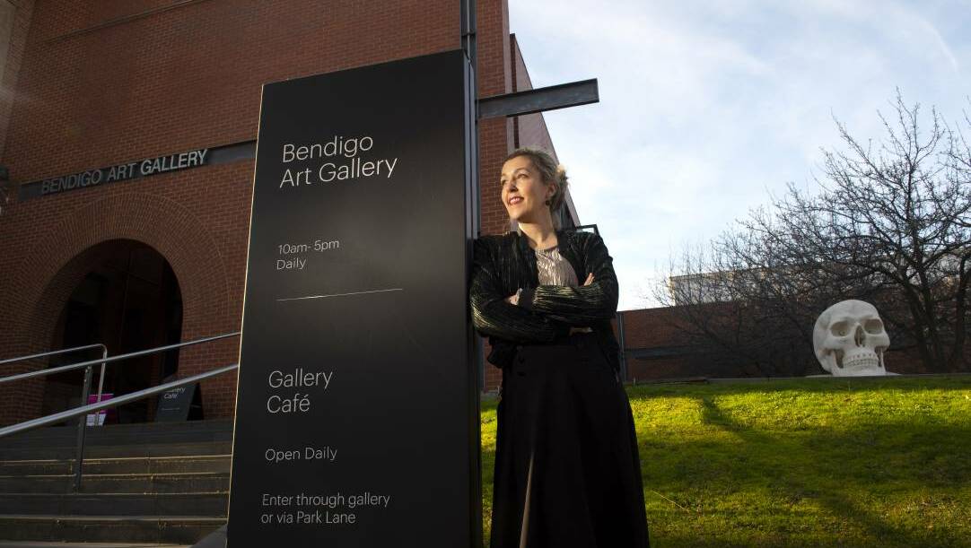 Bendigo Art Gallery director Jessica Bridgfoot. The gallery hopes to see a $28 million redevelopment take shape. Picture: DARREN HOWE