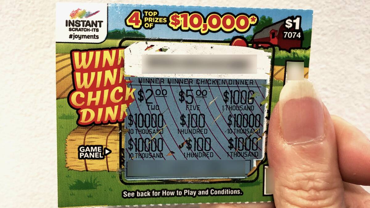An Echuca woman has won $10,000 on an Instant Scratch-Its ticket she received as a gift. Picture: SUPPLIED