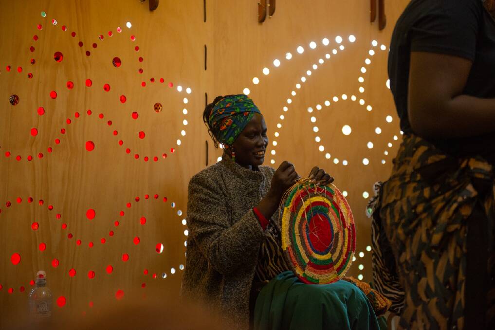 CREATIVE: Punctum had to cancel its art installation Kultur-All Makaan which featured the region's South Sudanese, Hazara and Karen communities. Picture: Diana Domonkos