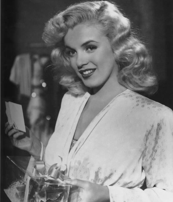 EARLY ROLE: Marilyn Monroe in 1948 film Ladies of the Chorus. It is one of the few roles that didn't feature Marilyn's iconic blonde locks. Picture: SUPPLIED