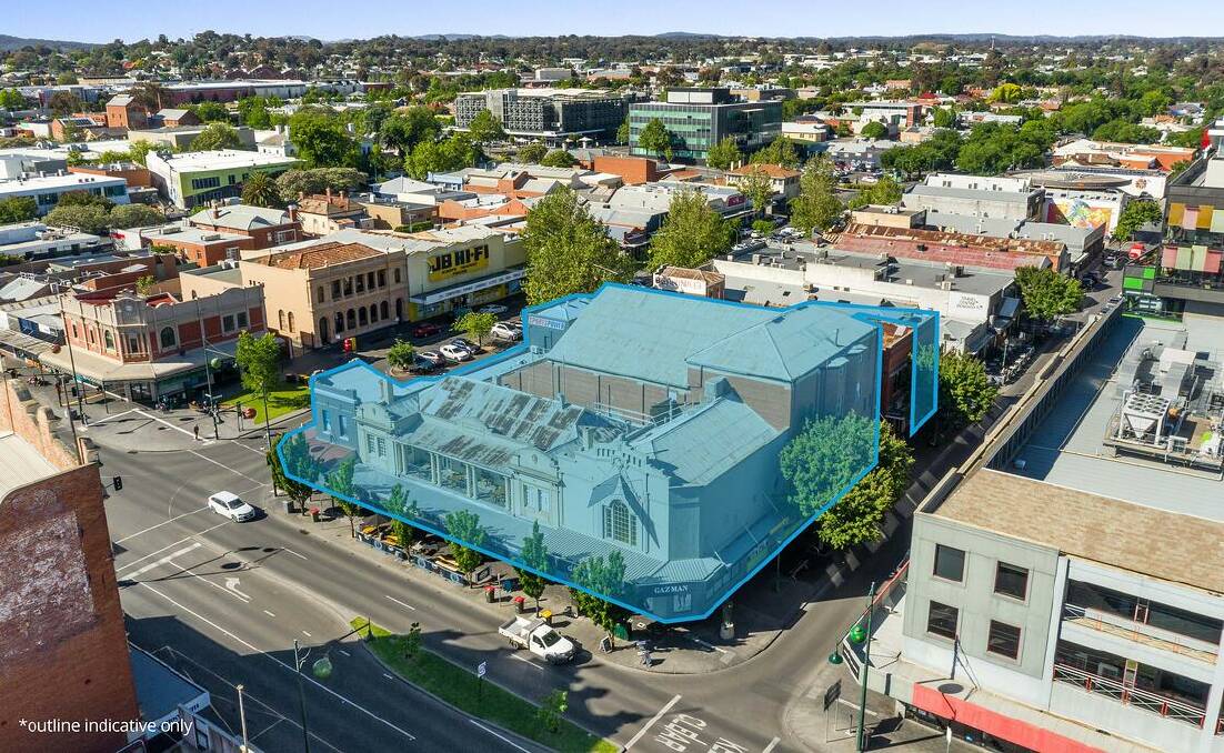 A commercial holding at 1-9 Bath Lane, 12-24 Mitchell Street and 338-348 Hargreaves Street is up for sale. Picture: SUPPLIED