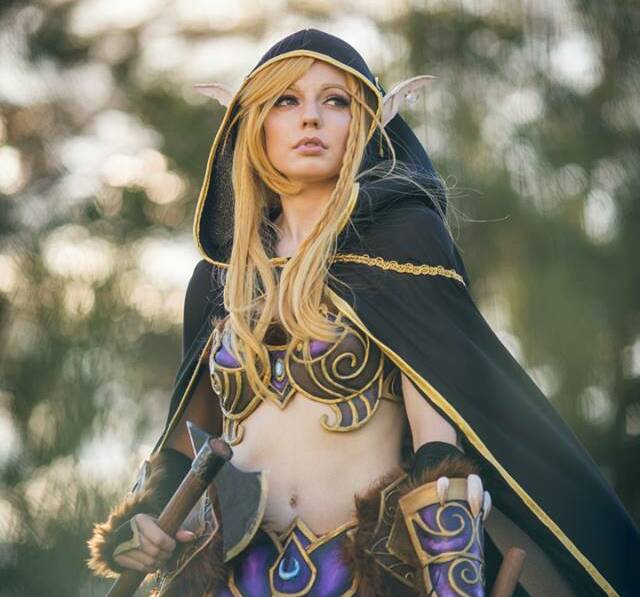 DETAIL: Jamie Louise Murray in her night elf costume. Picture: Vision House Photography