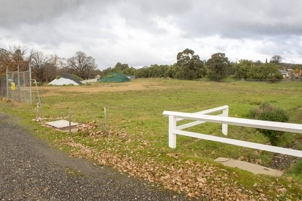 PROPOSAL: The site of a potential supermarket development on Forest Street in Castlemaine. 