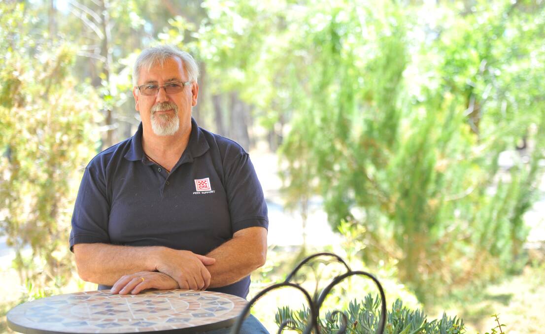 HELP AND SUPPORT: Bruce Quarrier has retired as a CFA staff member after 40 years. He will continue in a volunteer role as a peer support officer in Bendigo. Picture: CHRIS PEDLER 