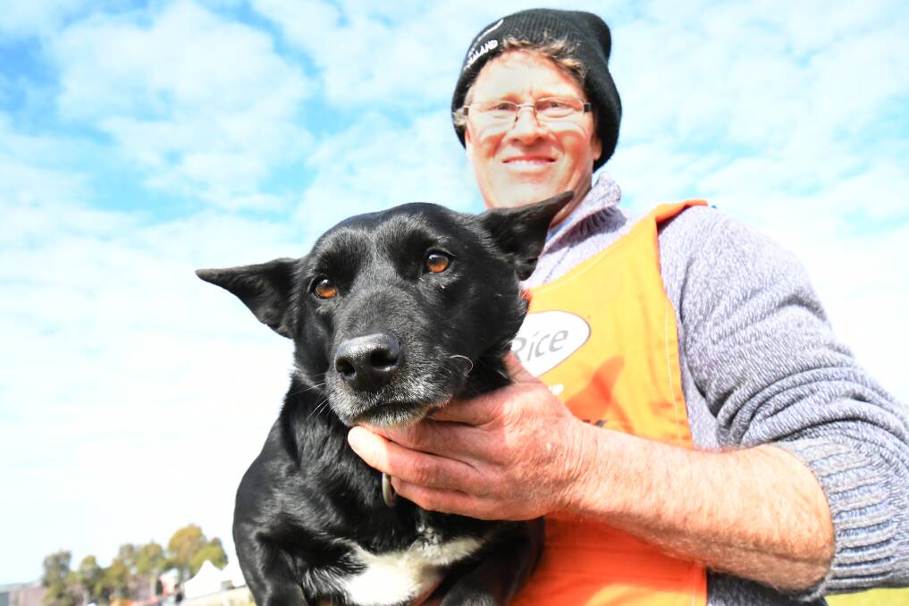 Craig Ogier and his kelpie Rousabout Darcy.