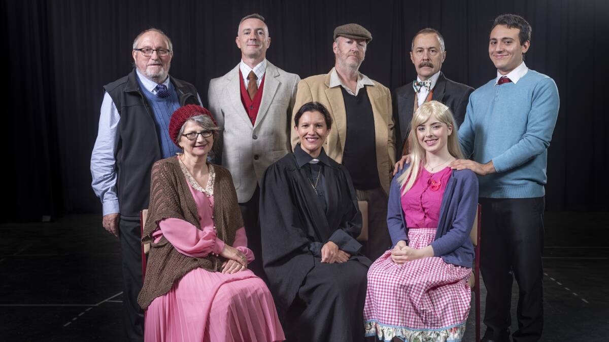 TALENT: Cast of Synchronicity's 2019 production of Vicar of Dibley. Synchronicityhopes to see more people involved with this year's shows. 