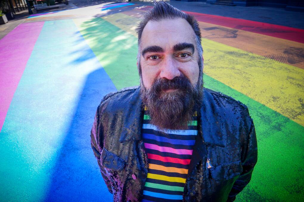 LOCAL VOICE: Bendigo Pride Festival director John Richards will be the first guest on the Bendigo ADvertiser's new podcast series The Takeaway. Picture: DARREN HOWE