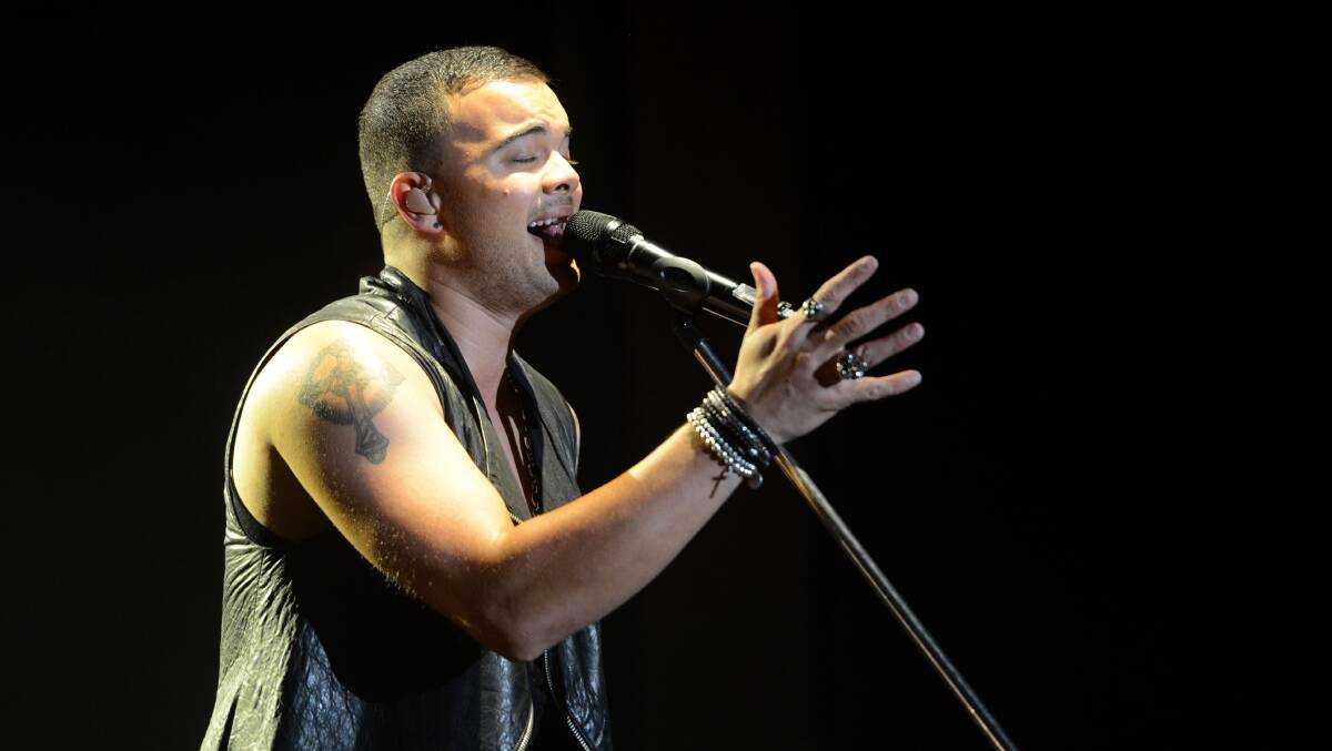 TOURING: Guy Sebastian performs at The Capital in 2013. He will return to perform at Bendigo Stadium on November 17, 2021. Picture: JODIE DONNELLAN